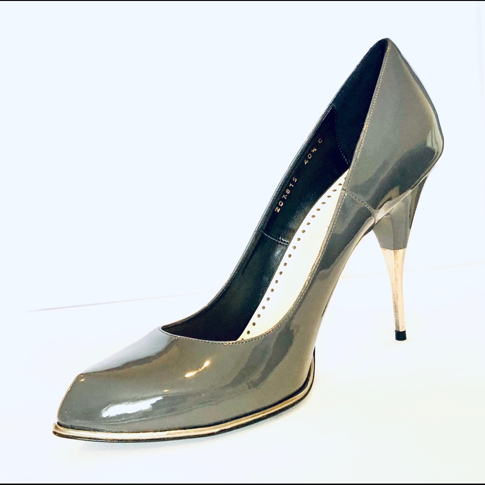 NWT - Stella McCartney Patent Pump w/Metal Heel 40.5C